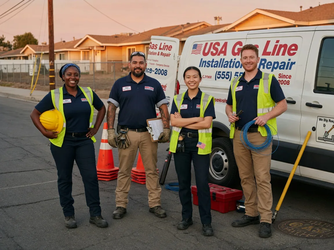 Gas Line Installation company in New Pine Creek, OR